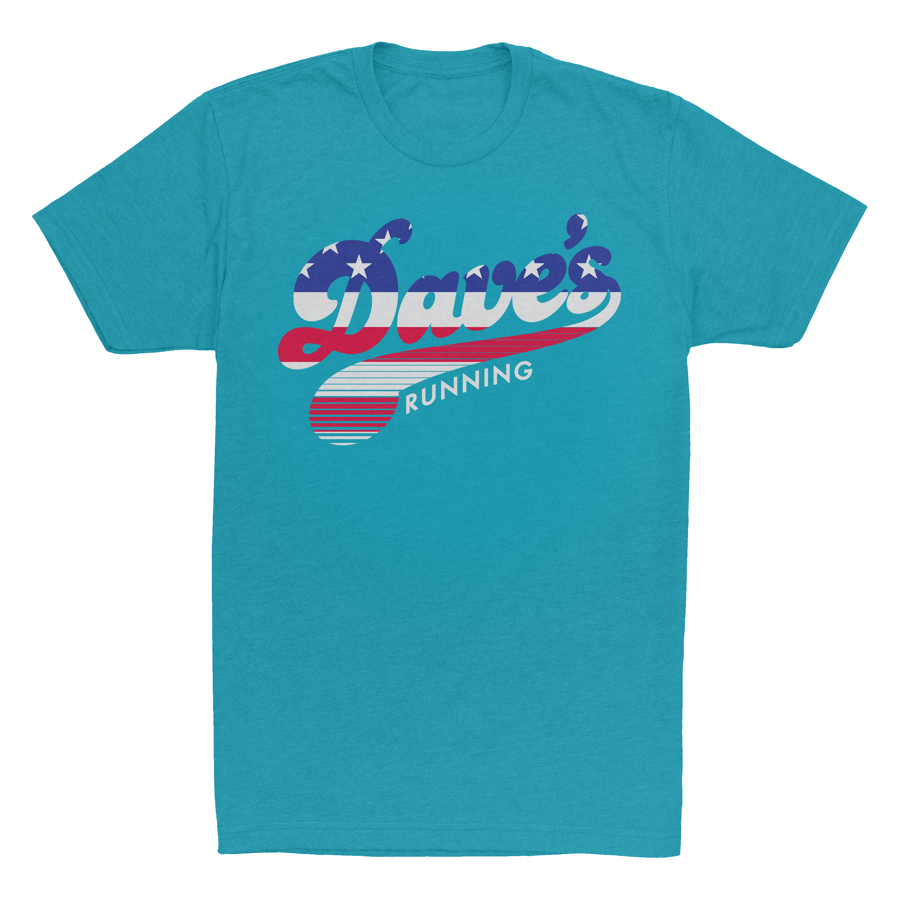 Dave's Script Logo - Patriotic