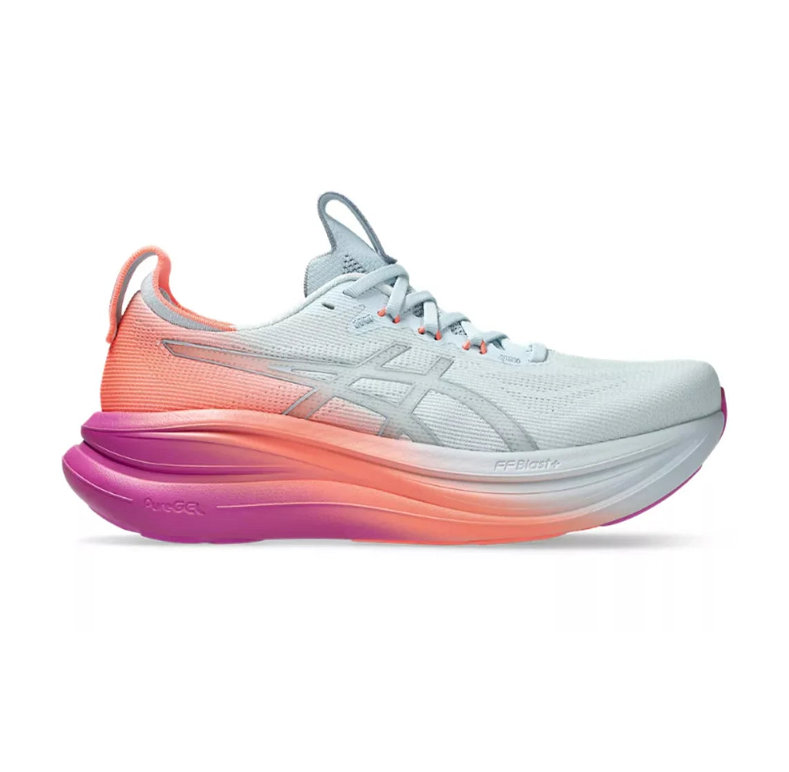 Women's Gel-Nimbus 28 (Sky Digital/Sakura)