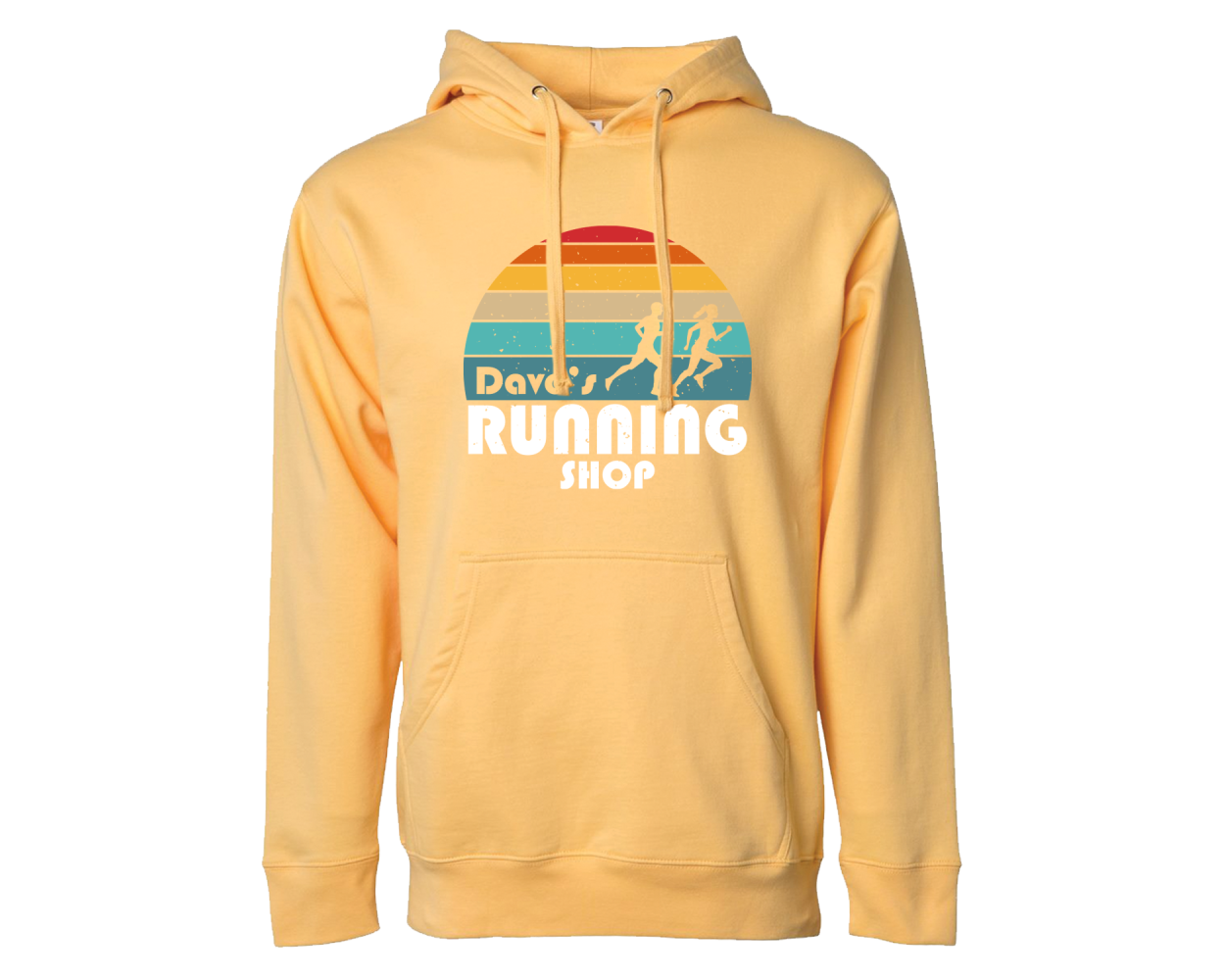 Dave's Rainbow Shop Sunset Retro - Hooded Sweatshirt