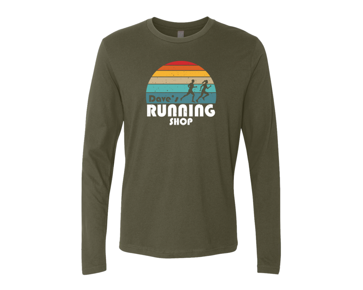 Dave's Rainbow Shop Sunset Retro - Long Sleeve