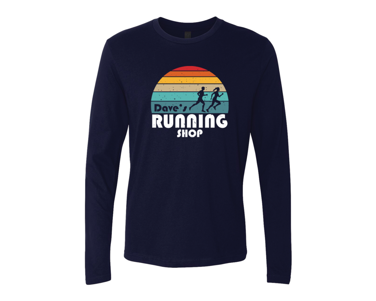 Dave's Rainbow Shop Sunset Retro - Long Sleeve