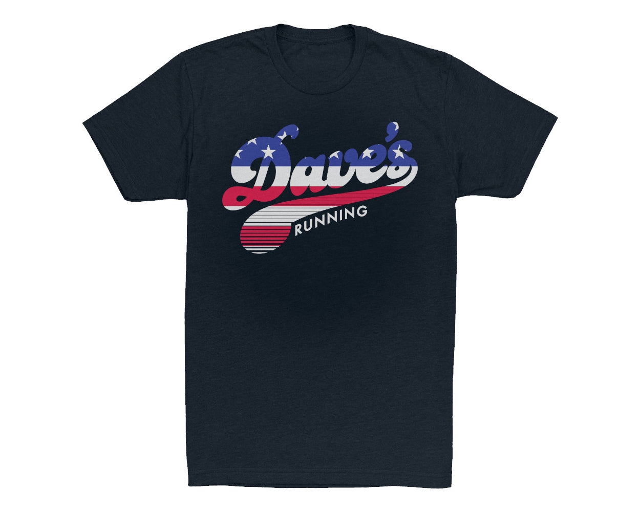 Dave's Script Logo - Patriotic