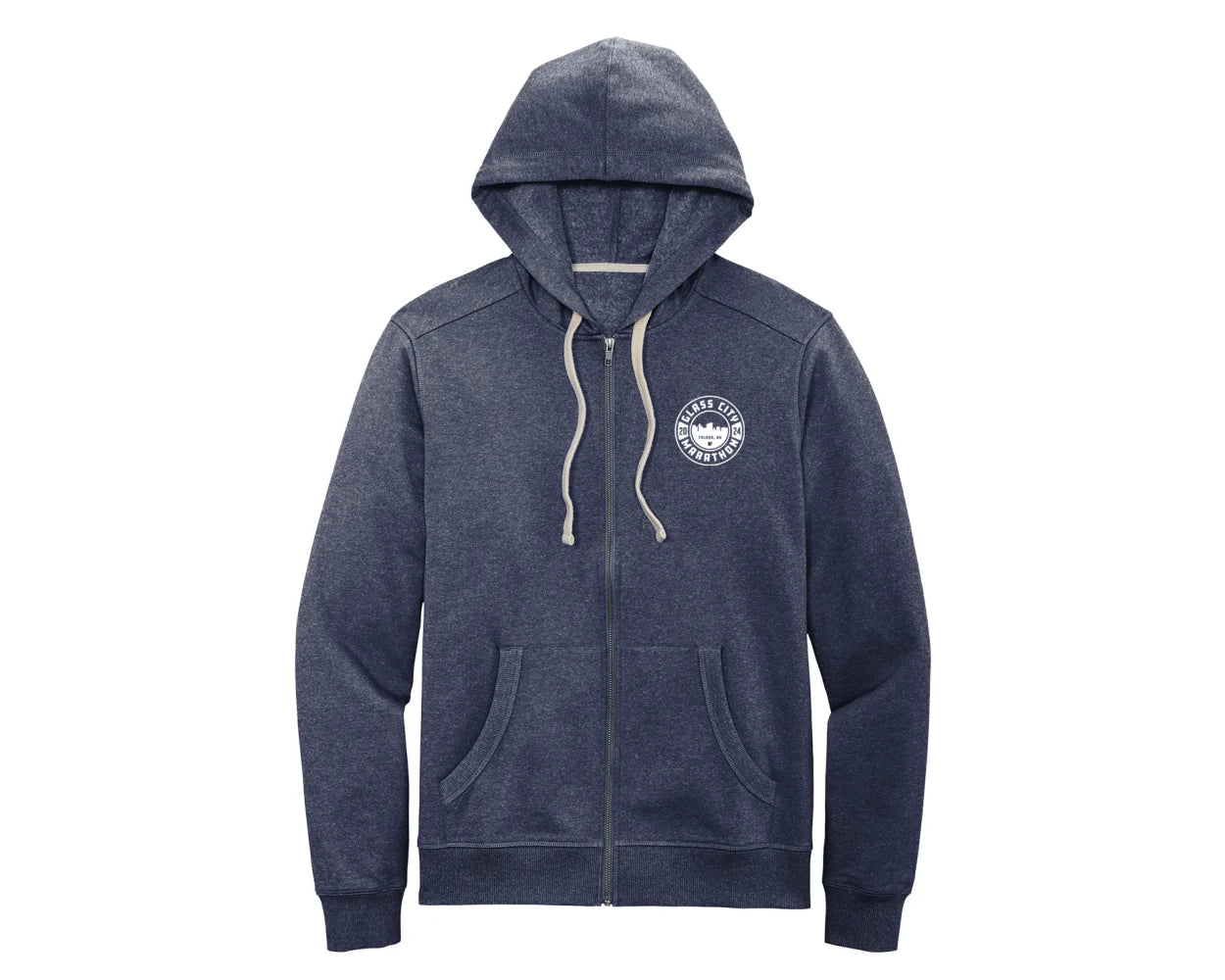 GCM Circle Cityscape Fleece Full Zippered Hoodie