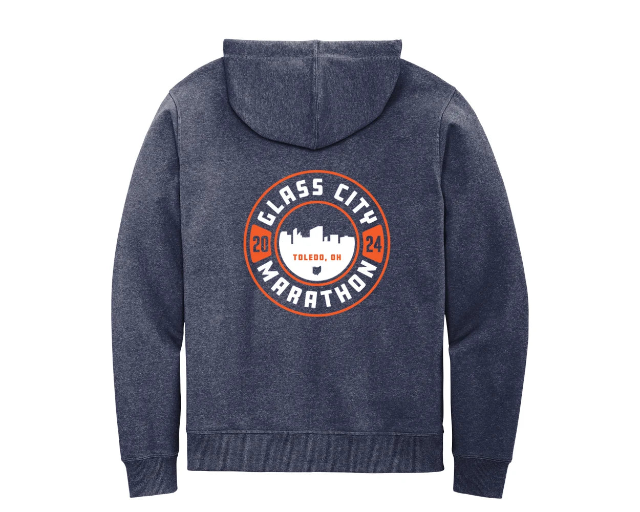 GCM Circle Cityscape Fleece Full Zippered Hoodie