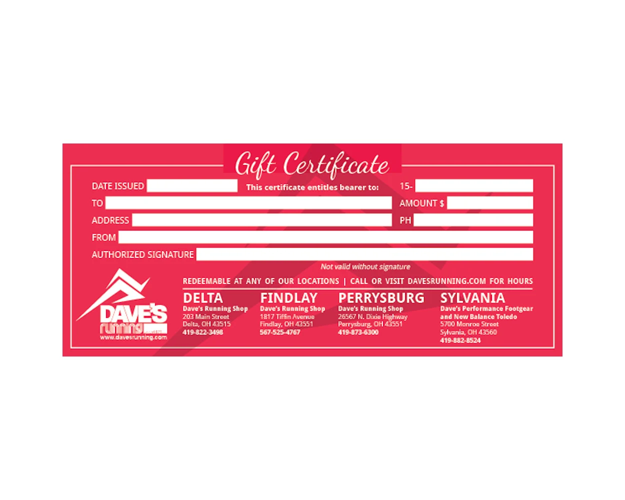 Gift Certificate
