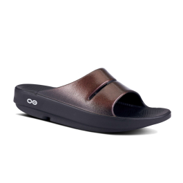 ☆DEELUXE EDGE  28.5美品☆ womens-oofos-ooahh-luxe-slide-