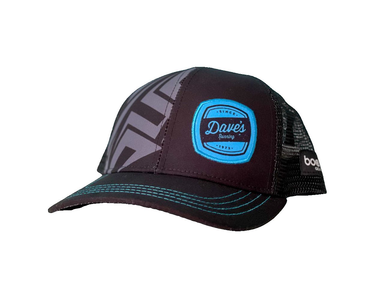 Dave s Running Shop Beer Stamp Technical Trucker Hat