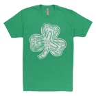 Run Run White Shamrock - Tee