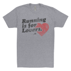 Running is for Lovers - Stone Grey - Tee