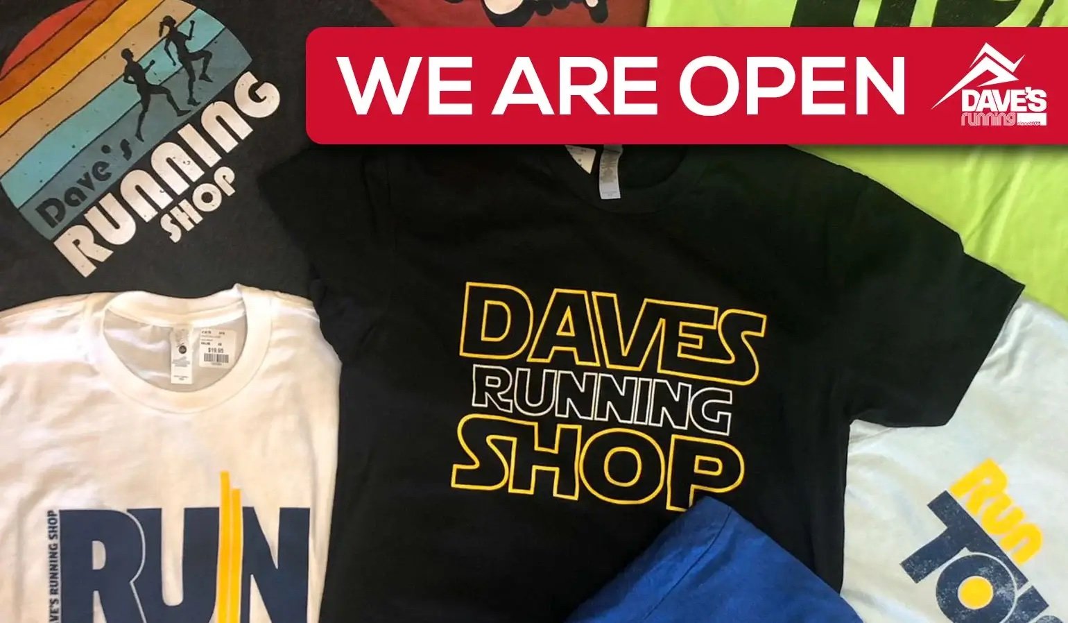 Dave's Running We Are Open Image